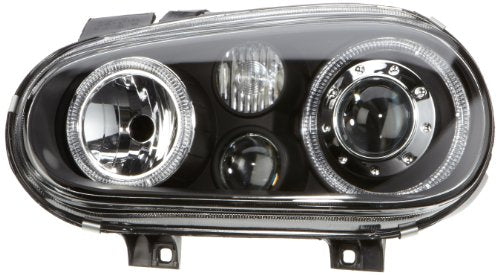 FK Automotive FKFSVW103 Angel Eye Headlight Black