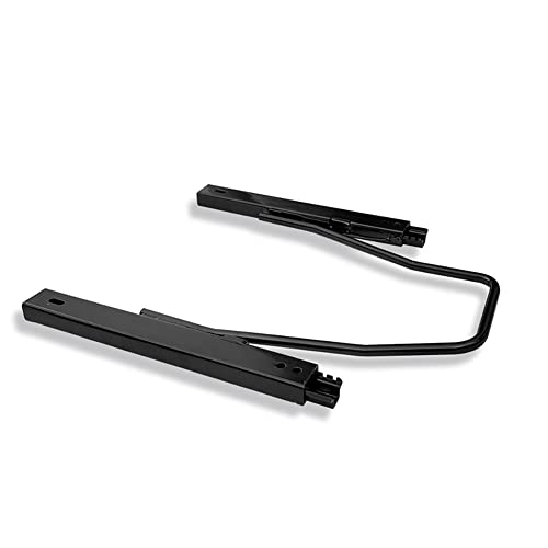 Sport seat 'BS6' - Black - Non-reclinable fibreglass back-rest - incl. slides