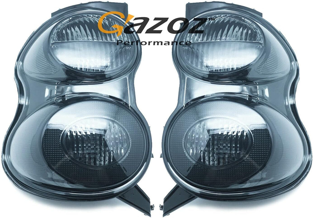 Exterior Accessories - Rear Assembly Tail light Lamps W/Smoke Lens Compatible With Smart Car Fortwo 451 Mk2 2007-2014