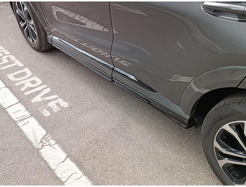 Motordrome Set side skirts compatible with Ford Puma ST-Line 2019- (ABS Glossy black)