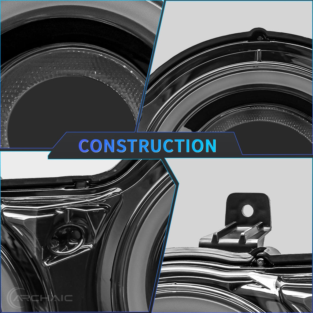 Archaic LED Rear Lights Compatible with Nissan GT-R GTR R35 2009-2023, with Animation DRL,Pair