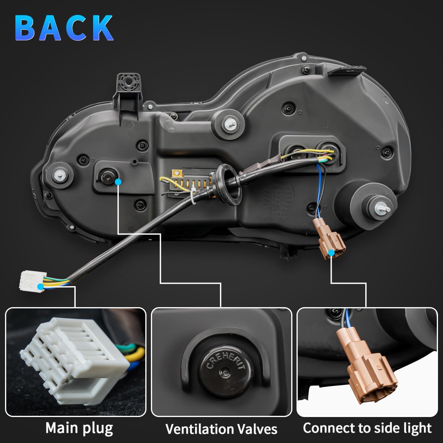 Archaic LED Rear Lights Compatible with Nissan GT-R GTR R35 2009-2023, with Animation DRL,Pair