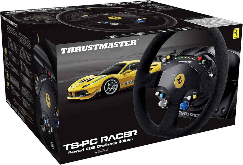 Thrustmaster TS-PC Racer Ferrari 488 Challenge Edition - Force Feedback Racing Wheel for PC