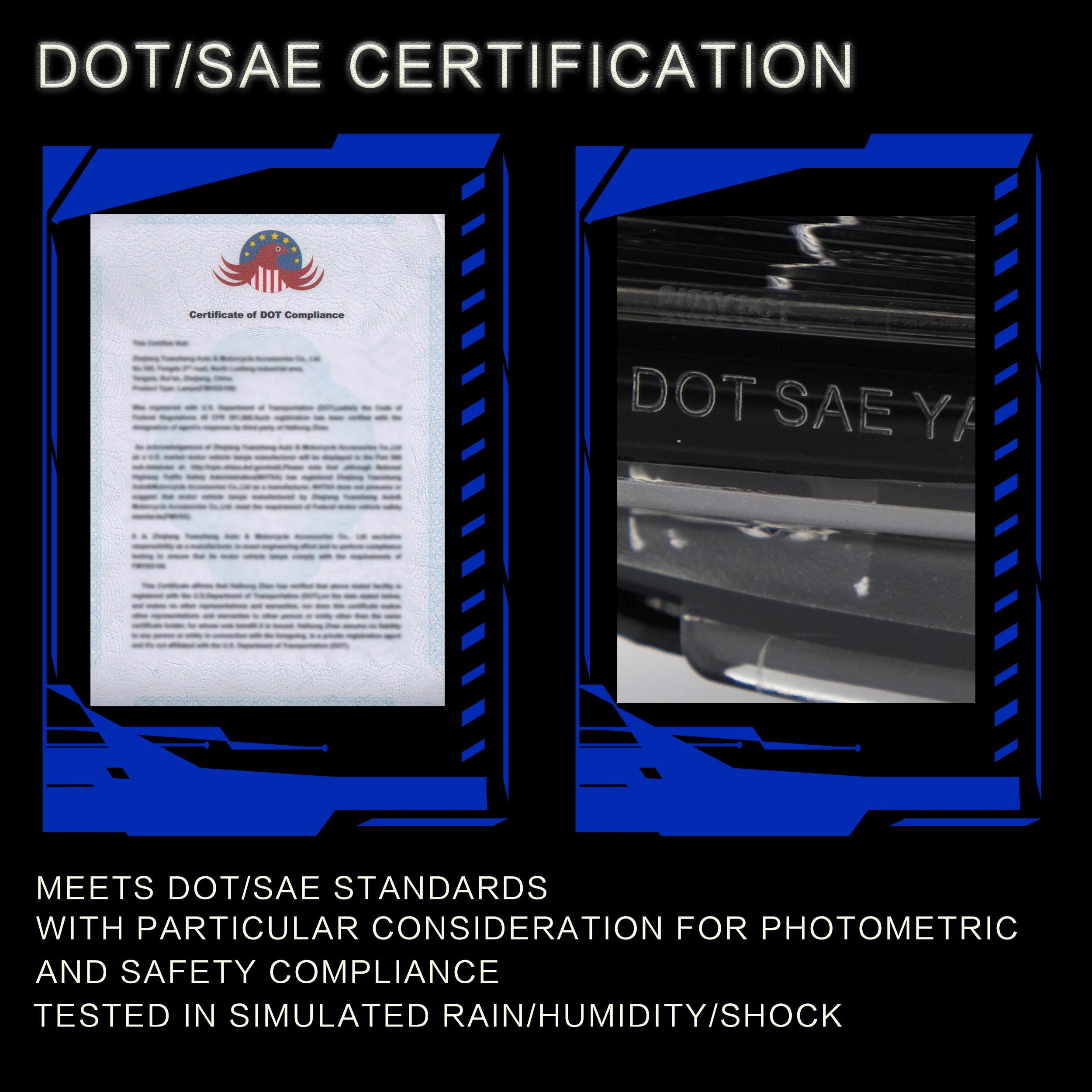 VLAND LED Tail Lights Fit for 2008-2013 Volkswagen Golf 6 MK6 TSI TDI GTD R(not for GTI/Variant/Cabriolet), Rear Lights with Sequential Turn Signal Indicators, E-mark, Red Smoked