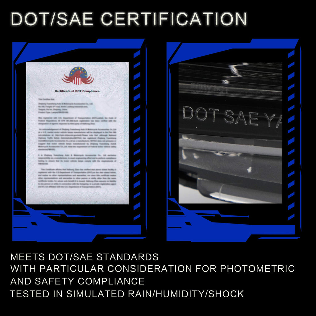 VLAND Headlights Compatible with Golf 7 MK7 TDI TSI 2013-2017, Front Lights with Sequential Indicator, Red Line Headlamps