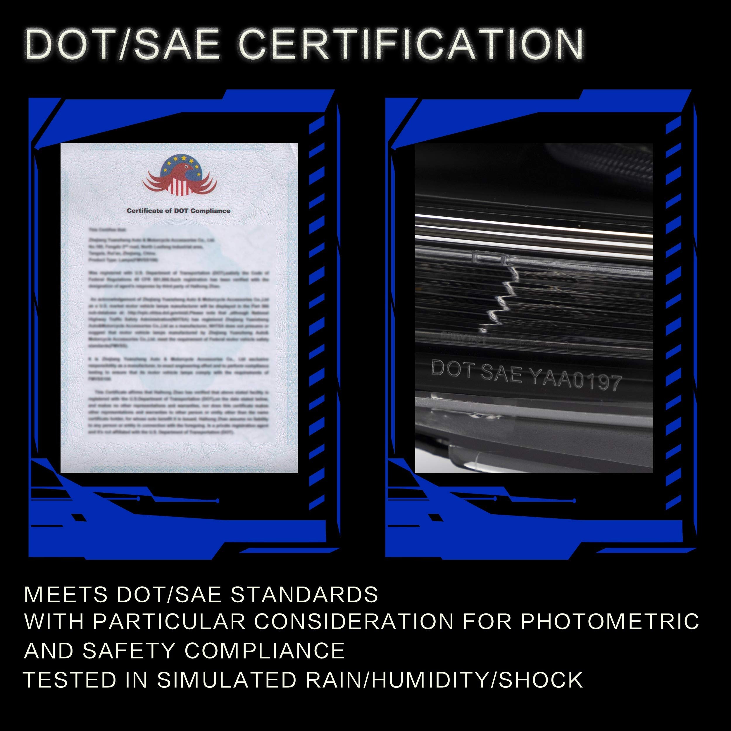 VLAND LED Tail Lights Fit for 2008-2013 Volkswagen Golf 6 MK6 TSI TDI GTD R(not for GTI/Variant/Cabriolet), Rear Lights with Sequential Turn Signal Indicators, E-mark, Red Smoked