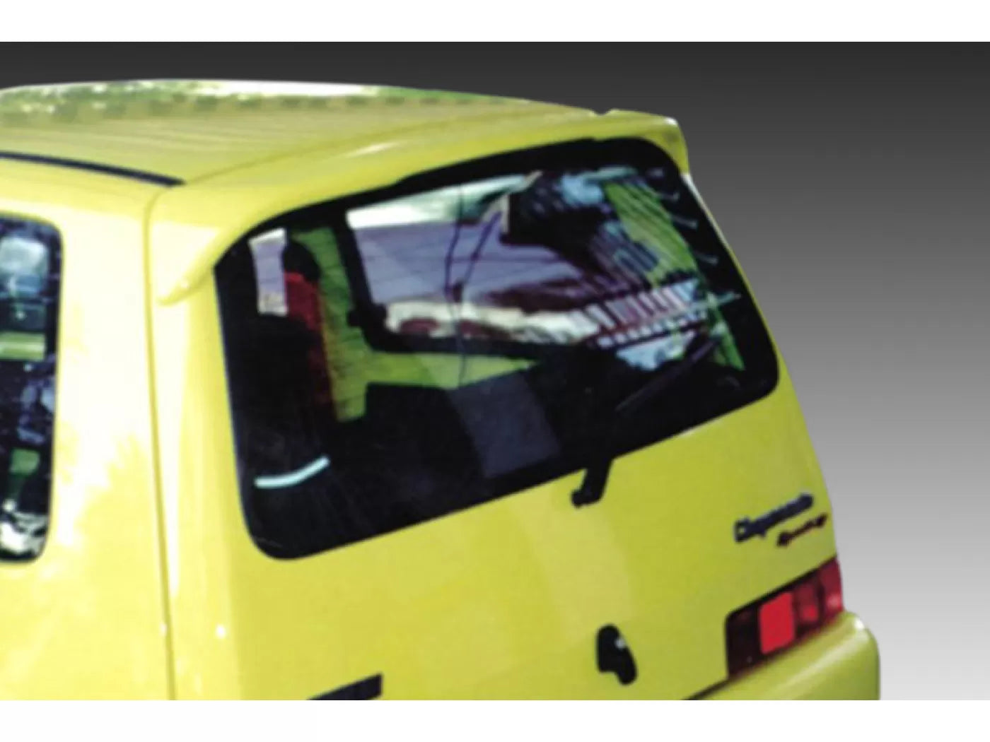 Motordrome Design Rear Wing Roof Spoiler Fiat Cinquecento PU