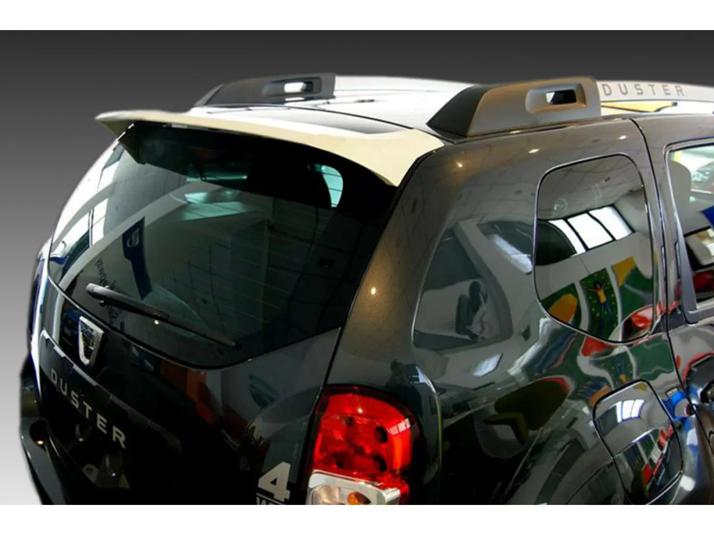 Motordrome Design Rear Roof Spoiler Wing Dacia Duster 1 Mk1 2010-2017 PU