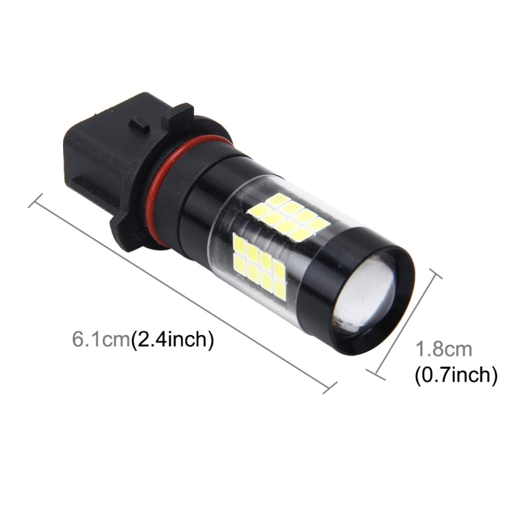 P13W 7W 420LM 6000K Car Fog Lights with 43 SMD-3528 LED  Lamps, DC 12V