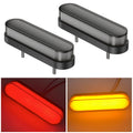 1 Pair Double Color Brake Light Turn Signal Light