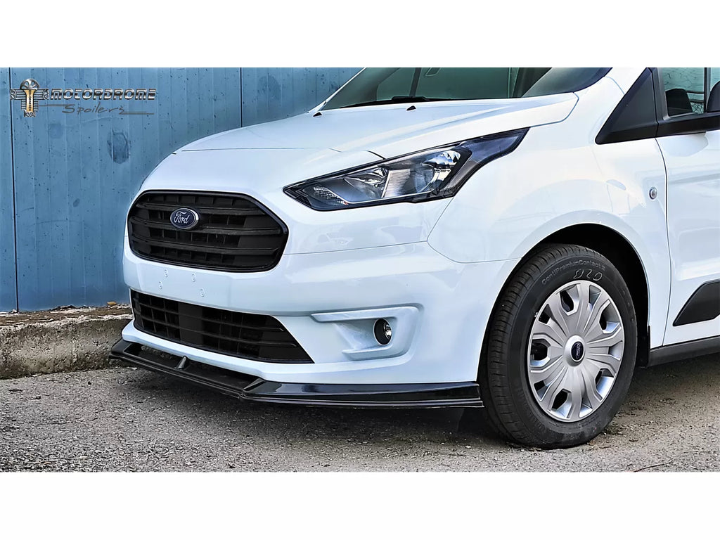 Motordrome Design Front Bumper Splitter Lower Valance Ford Transit Connect Facelift FL 2019+ ABS Plastic