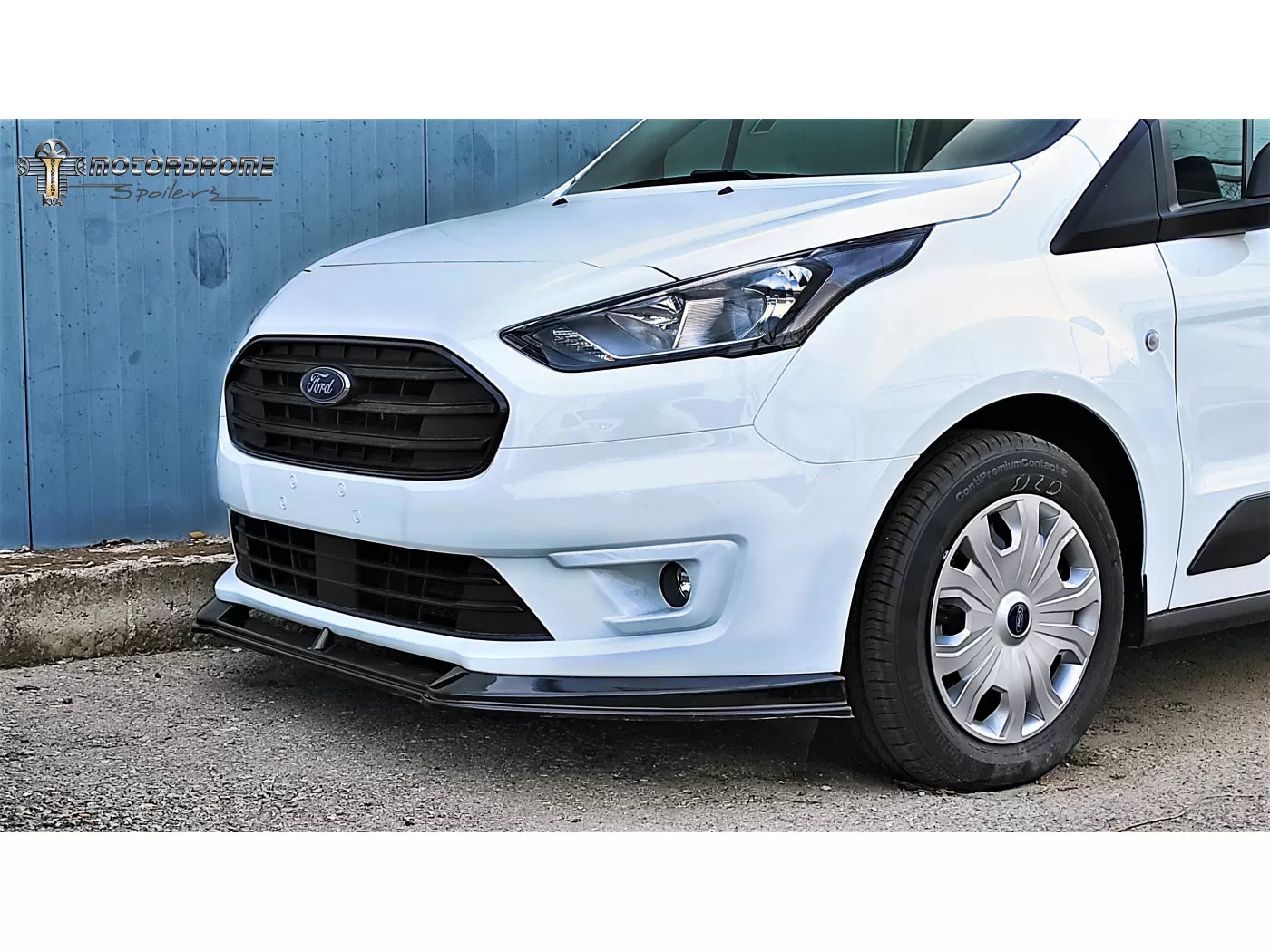 Motordrome Design Front Bumper Splitter Lower Valance Ford Transit Connect Facelift FL 2019+ ABS Plastic