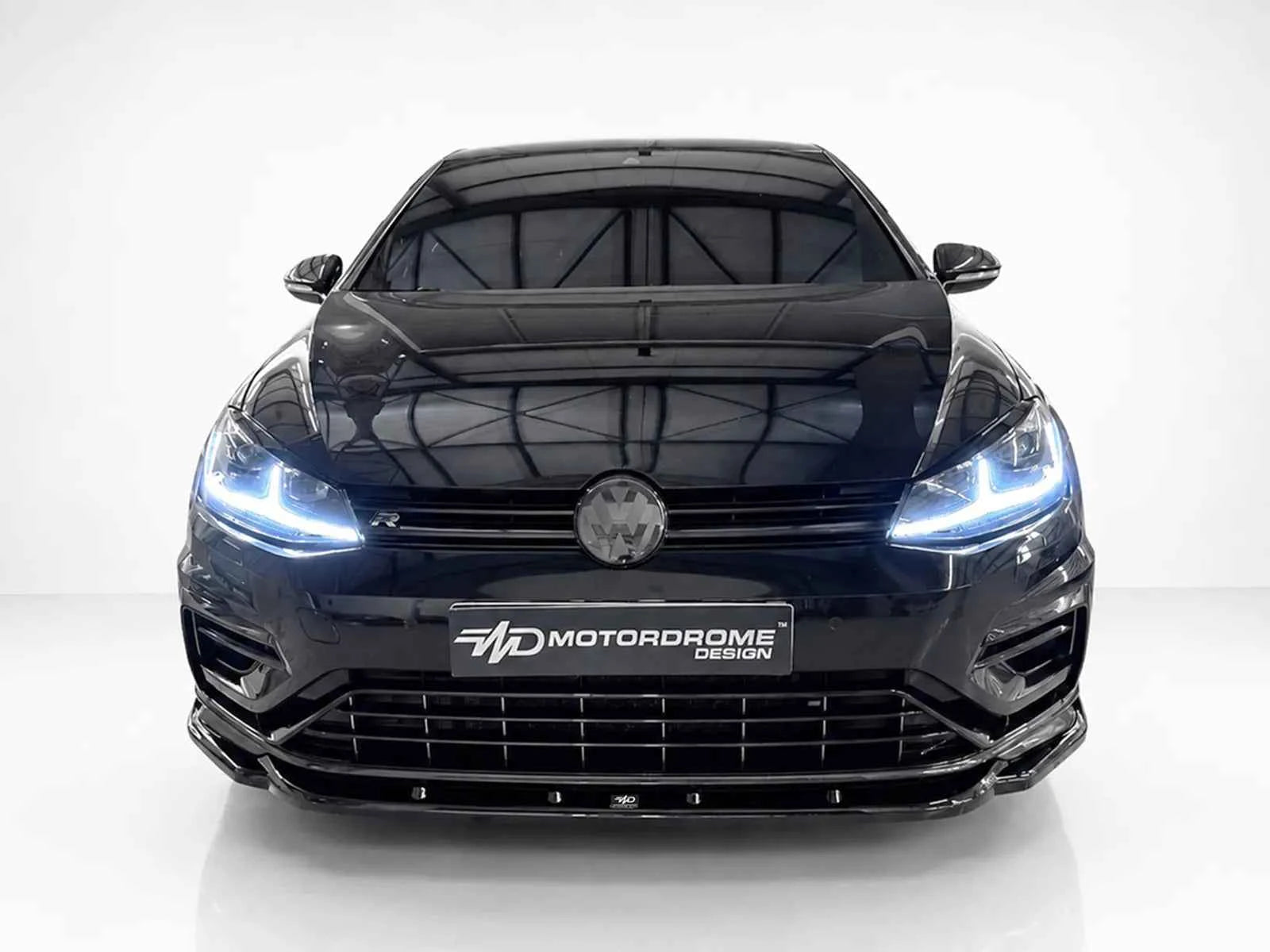 Motordrome Design Front Bumper Splitter V.1 Volkswagen Golf Mk7 Facelift R / R-Line - Gloss Black
