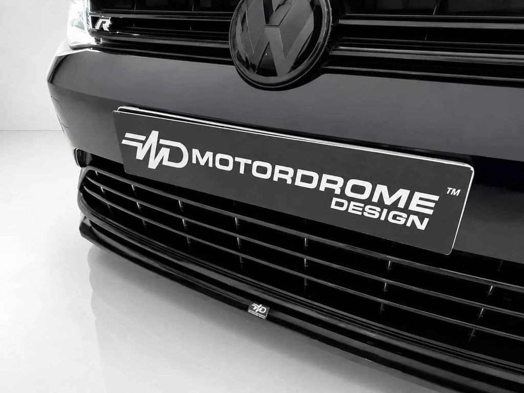 Motordrome Design Front Bumper Splitter V.2 Volkswagen Golf Mk7 Facelift R / R-Line - Gloss Black
