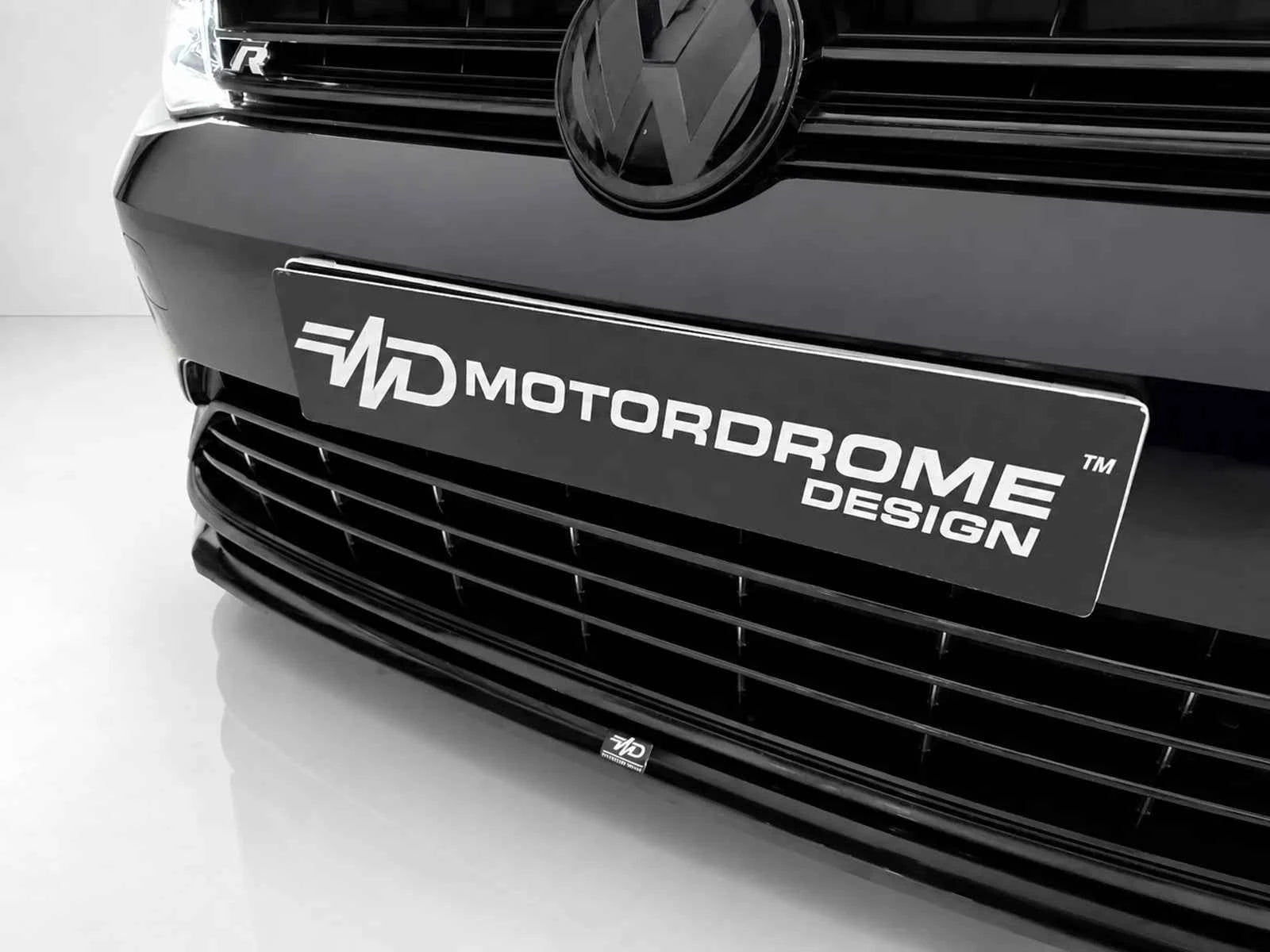 Motordrome Design Front Bumper Splitter V.2 Volkswagen Golf Mk7 Facelift R / R-Line - Gloss Black
