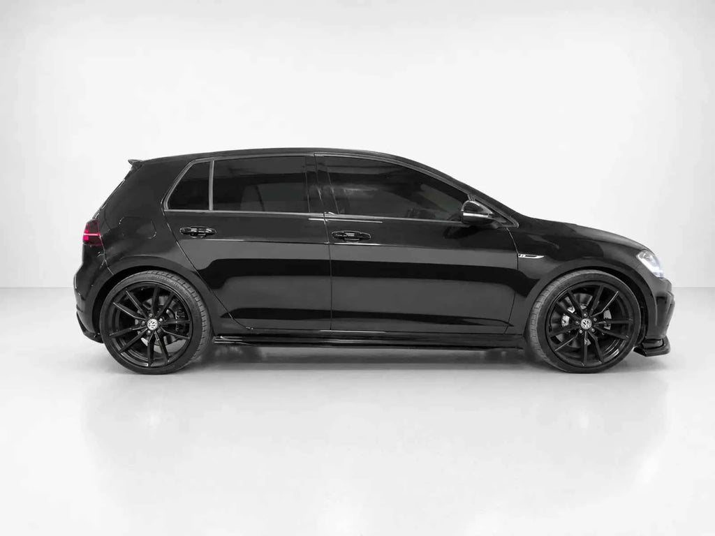 Motordrome Design Side Skirts Valance Skirt Extensions Volkswagen Golf Mk7 Facelift R / R-Line - Gloss Black