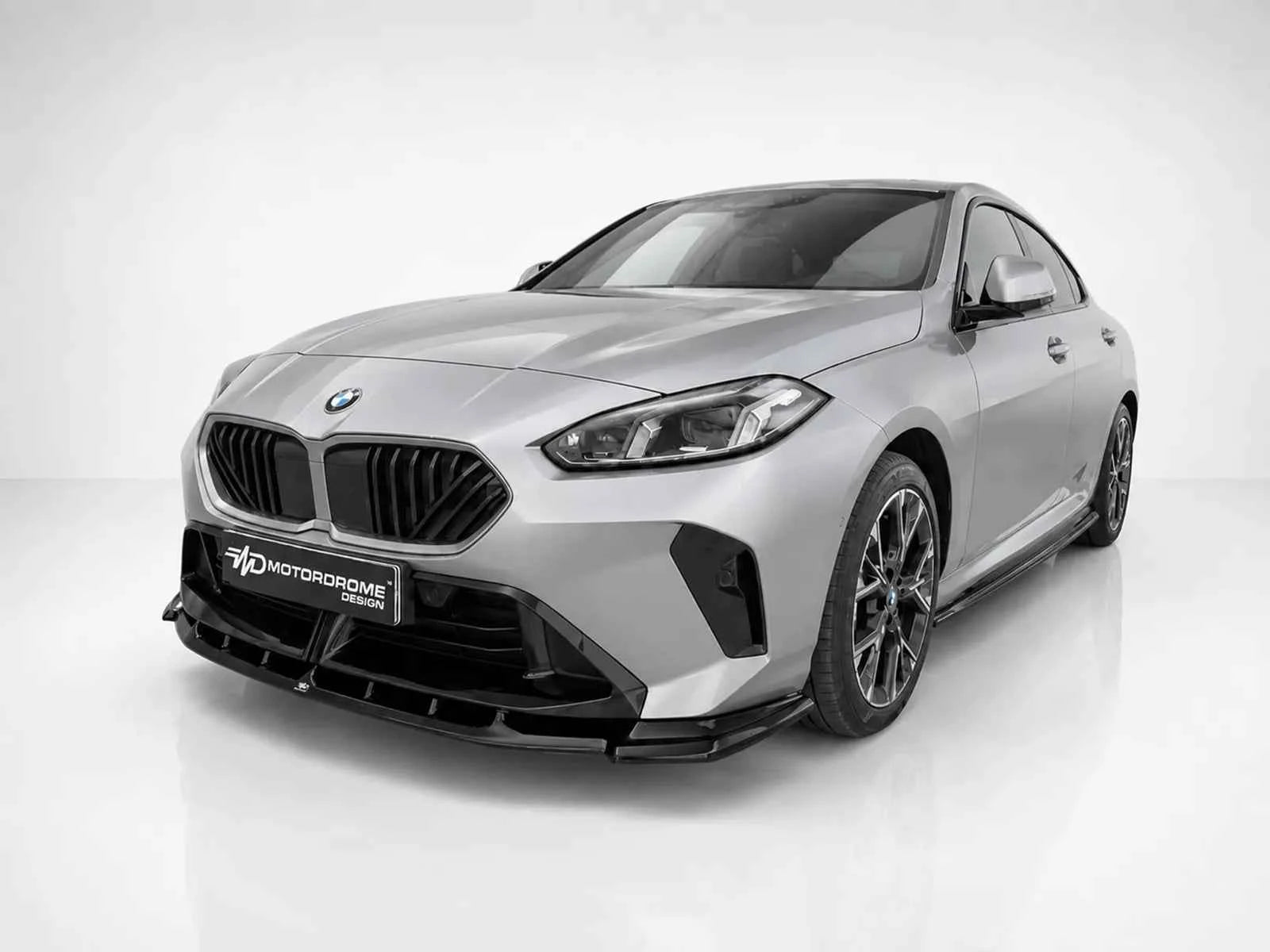 Motordrome Front Splitter V.1 BMW 2 Series Gran Coupe F74 M-Pack / M235i - Gloss Black