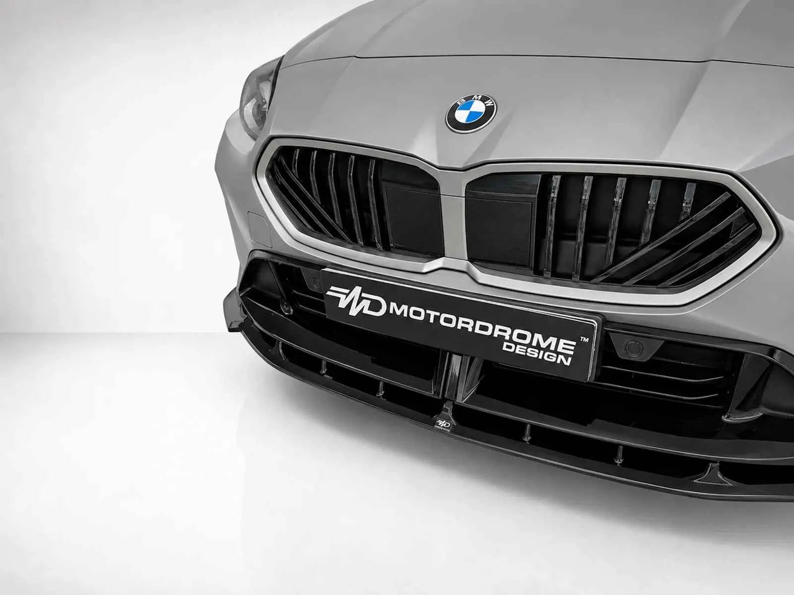 Motordrome Front Splitter V.1 BMW 2 Series Gran Coupe F74 M-Pack / M235i - Gloss Black