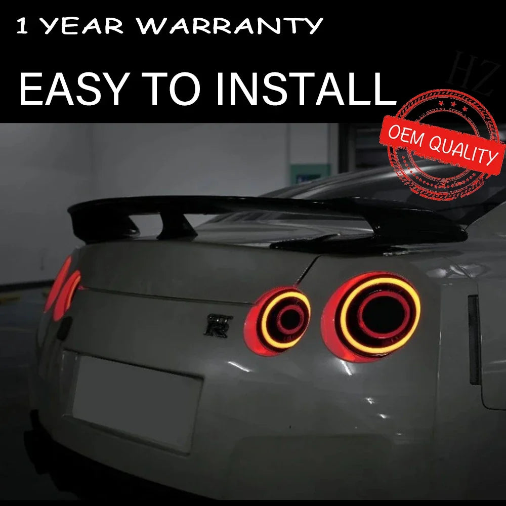 Car For Nissan GT-R R35 2009-2017 Taillights 12V LED автомобильные товары Design Signal Audi Car Supplies Accessories Rear Lamps