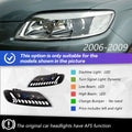 Car For AUDI Q7 2006-2015 Headlights DRL Hella 12V H7 LED Bi Xenon Bulb Fog Lights Decoratio Car Supplies Accessory Q7 Head Lamp