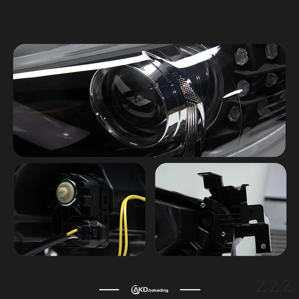 AKD Car Styling for Mazda 6 Headlights 2015 Mazda6 Atenza LED Headlight Mustan Design DRL Bi Xenon Lens High Low Beam Parking