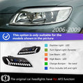 Car For AUDI Q7 2006-2015 Headlights DRL Hella 12V H7 LED Bi Xenon Bulb Fog Lights Decoratio Car Supplies Accessory Q7 Head Lamp