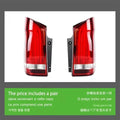 Pair Of Car Tail Light Assembly For Benz Vito V260 2016-2022 LED Brake Flowing Water Flicker Plug and Play Tail Lamps Taillights