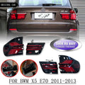 For BMW X5 E70 Taillight Assemblies 2007-2013 LED Sequential Flowing Turning Signal Rear Tail Light Auto Lamp Accessory