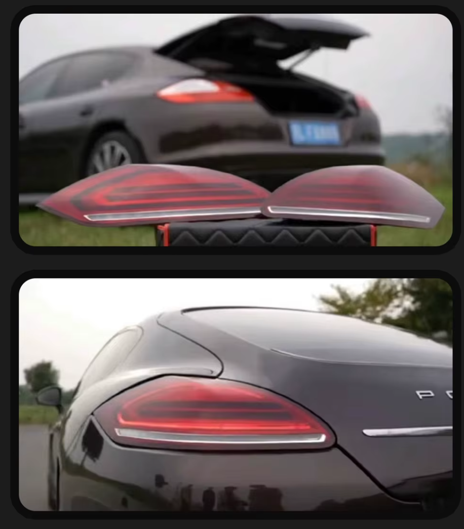 TYPY LED DRL Lightbar Porsche Panamera 2010 2011 2012 2013 Dynamic Sequential Rear Lights Tail Lamps LHD