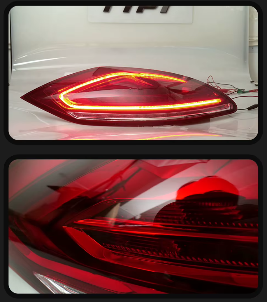 TYPY LED DRL Lightbar Porsche Panamera 2010 2011 2012 2013 Dynamic Sequential Rear Lights Tail Lamps LHD