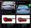TYPY LED DRL Lightbar BMW 7 Series 2009-2015 F01 F02 Upgraded To G12 Style Dynamic Sequential Rear Lights Tail Lamps LHD