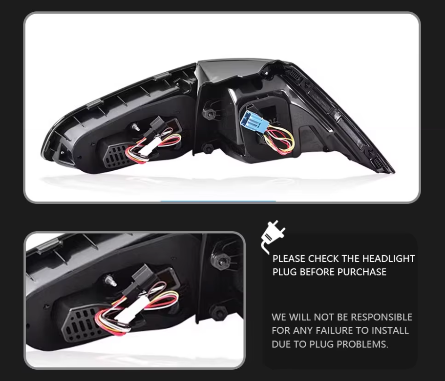 TYPY LED DRL Lightbar VW Golf 7 7.5 Taillight 2013-2020 Dynamic Sequential Rear Lights Tail Lamps LHD