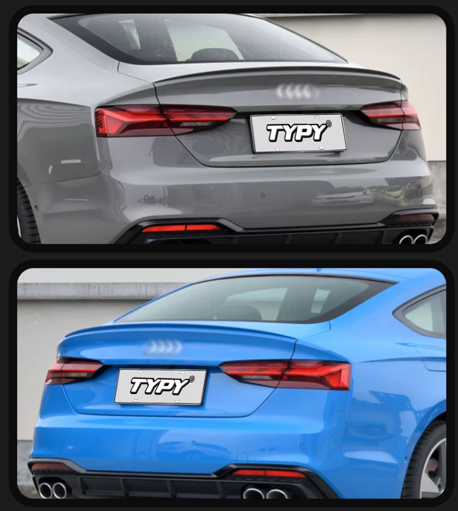 TYPY LED DRL Audi A5 Taillight 08-16 Upgrade S5 Style Lightbar  Dynamic Sequential Rear Lights Tail Lamps LHD