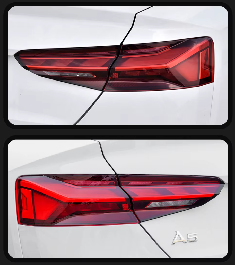 TYPY LED DRL Audi A5 Taillight 08-16 Upgrade S5 Style Lightbar  Dynamic Sequential Rear Lights Tail Lamps LHD