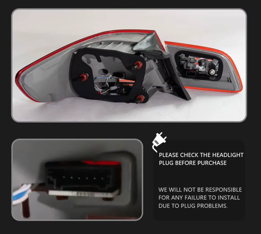TYPY LED DRL BMW M3 E92 2006-2013 Tail Light 330i 335i Lightbar Dynamic Sequential Rear Lights Tail Lamps LHD