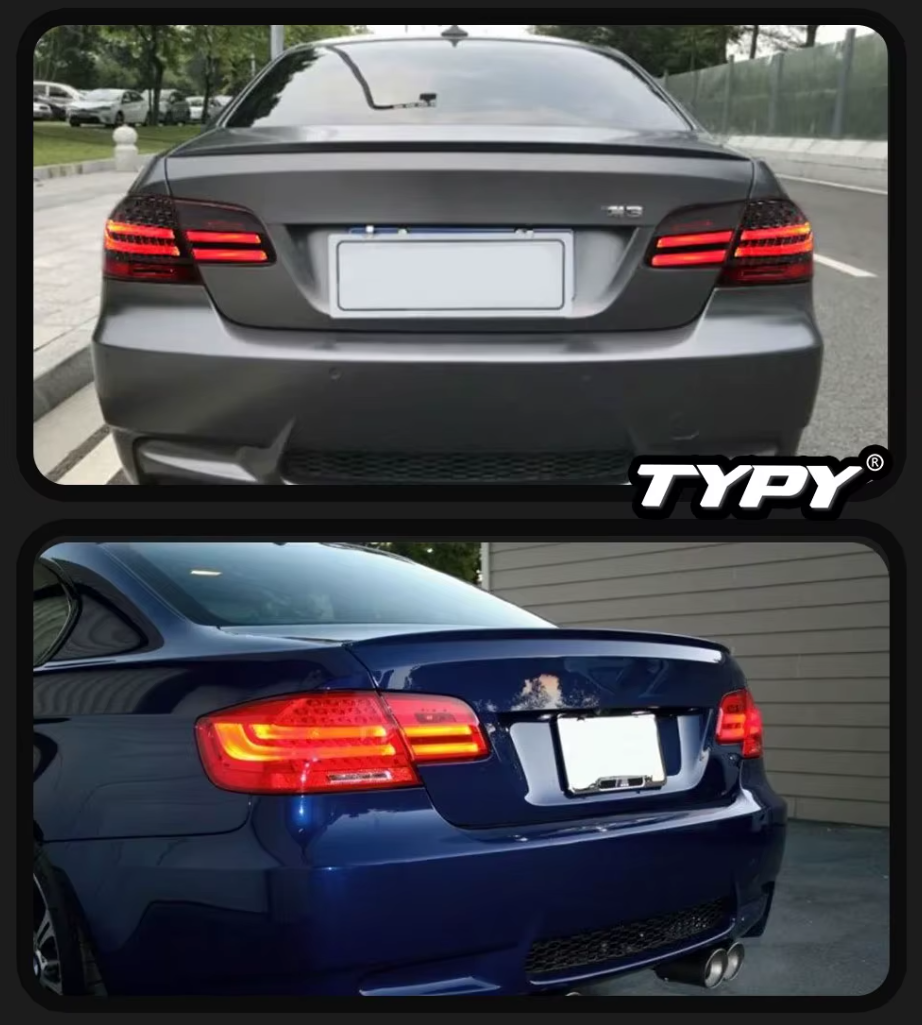 TYPY LED DRL BMW M3 E92 2006-2013 Tail Light 330i 335i Lightbar Dynamic Sequential Rear Lights Tail Lamps LHD