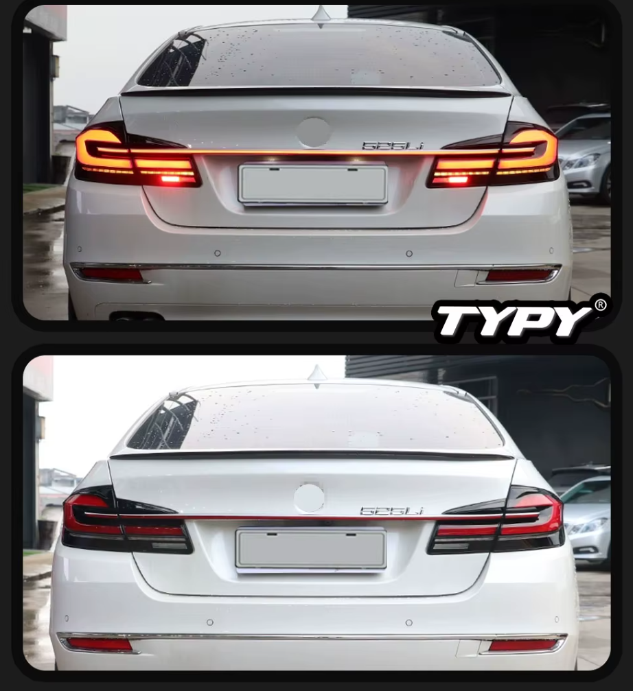 TYPY LED DRL BMW 5 Series F10 Taillights 2011-2017 Lightbar Dynamic Sequential Rear Lights Tail Lamps LHD