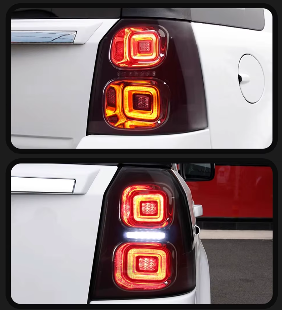 TYPY LED DRL Land Rover Freelander 2 2007-2015 Taillights Lightbar Dynamic Sequential Rear Lights Tail Lamps LHD