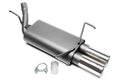 TA Technix Sport Rear Muffler - Opel Corsa C (2000 - 2009)