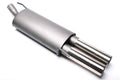 TA Technix Sport Rear Muffler - VW Golf III, Golf III+IV Cabriolet (1991 - 2002)