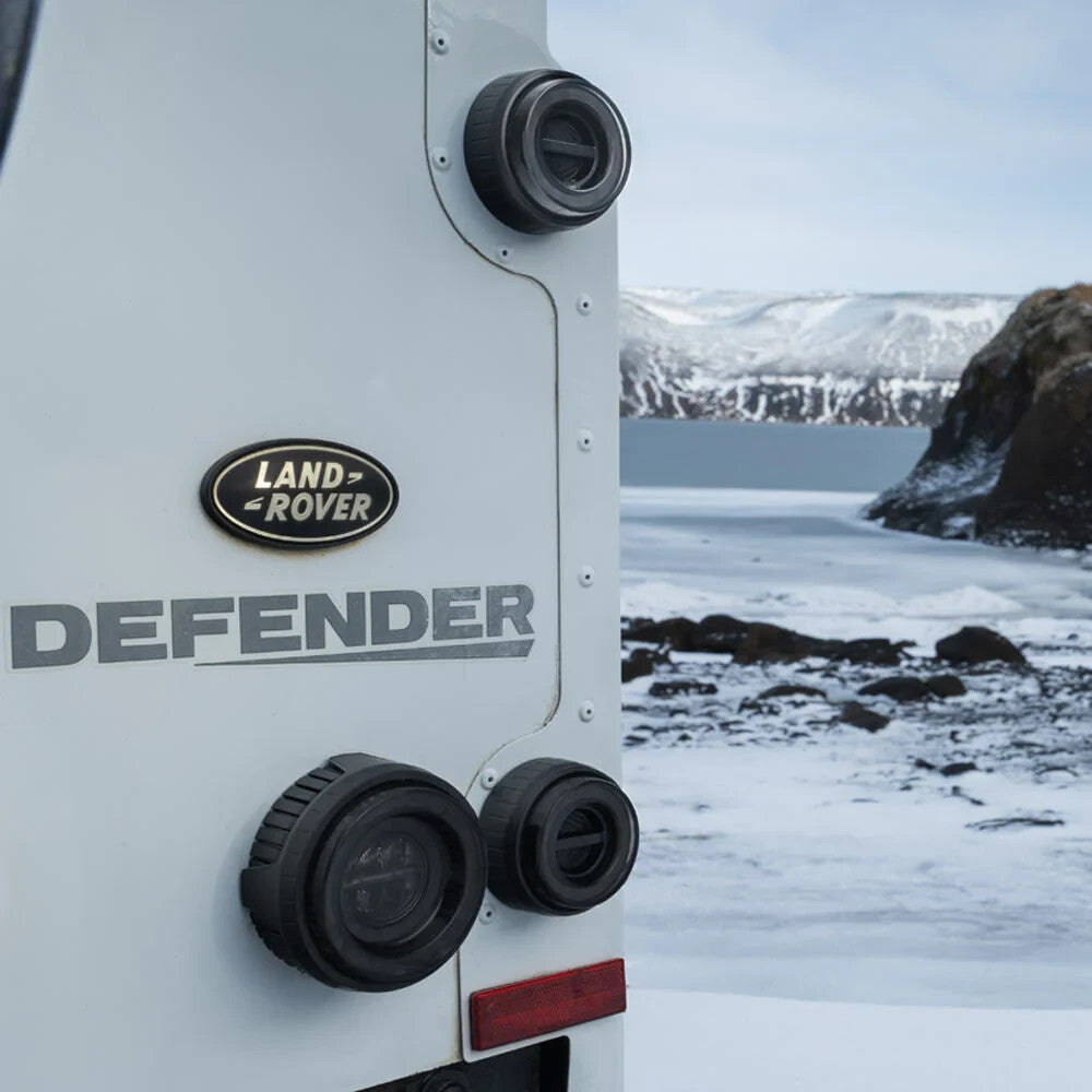 GLOHH GL-2x Set of 6 LED DRL Rear Lights Land Rover Defender Halo Smoke 90-16