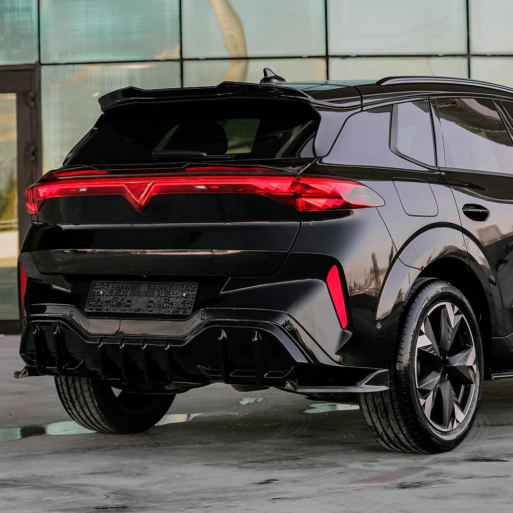 OW  Rear Bumper Diffuser Splitter Styling CUPRA Terramar Mk1 25+ ABS Gloss Black