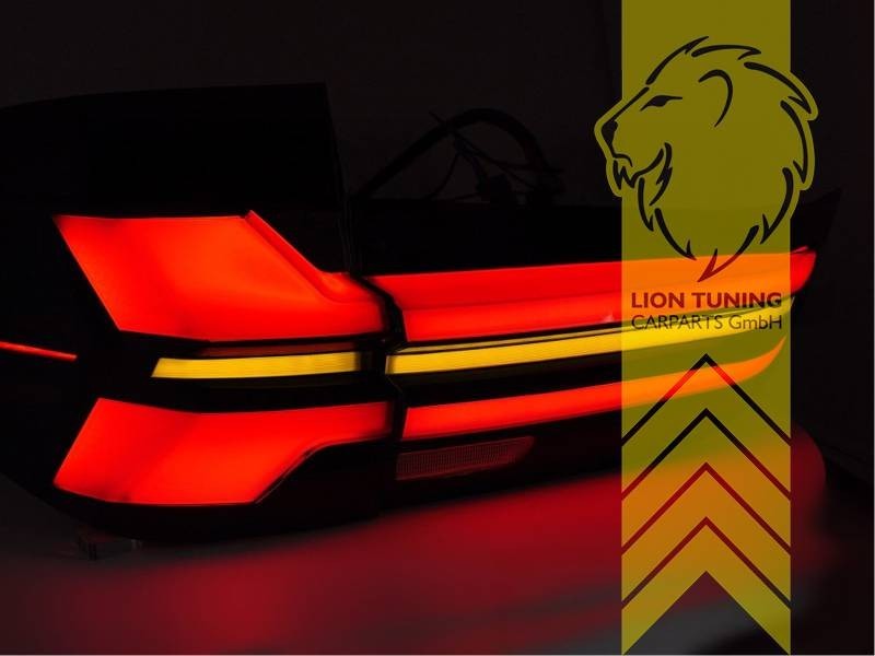 LTG Pair LED Rear Lights Tail Lamps BMW X5 F15 F85 13+ Black Red LHD EXPORT ONLY