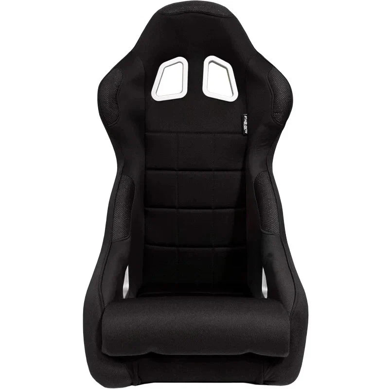 ATST x1 Fixed Back Drift Track Bucket Seat Black Car Van Bus Sim + base mounted slide runners