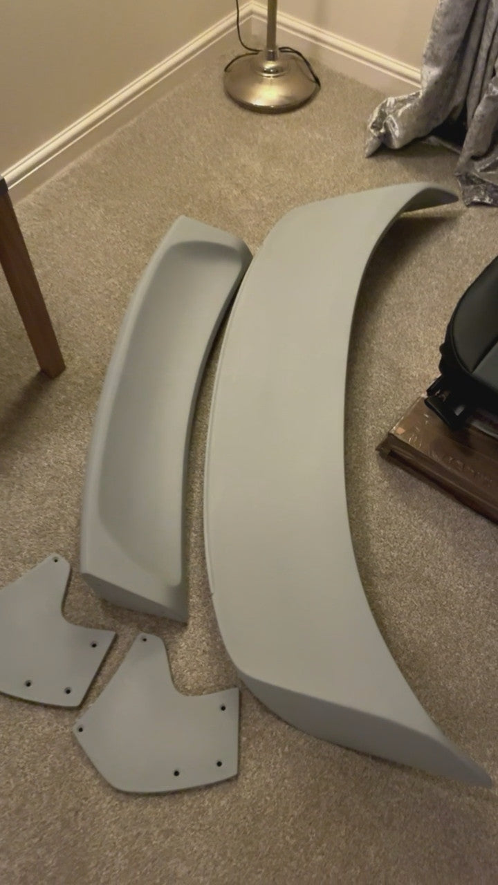 DS Porsche 986 Boxster 96-04 GTS Rear Wing Boot Tail Spoiler GT3 GT4 Unpainted