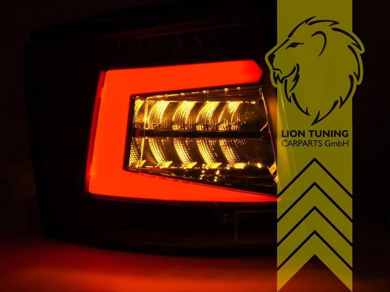 LT Pair LED Lightbar Rear Lights Skoda Octavia 3 5E 5E5 13-17 Combi black LHD