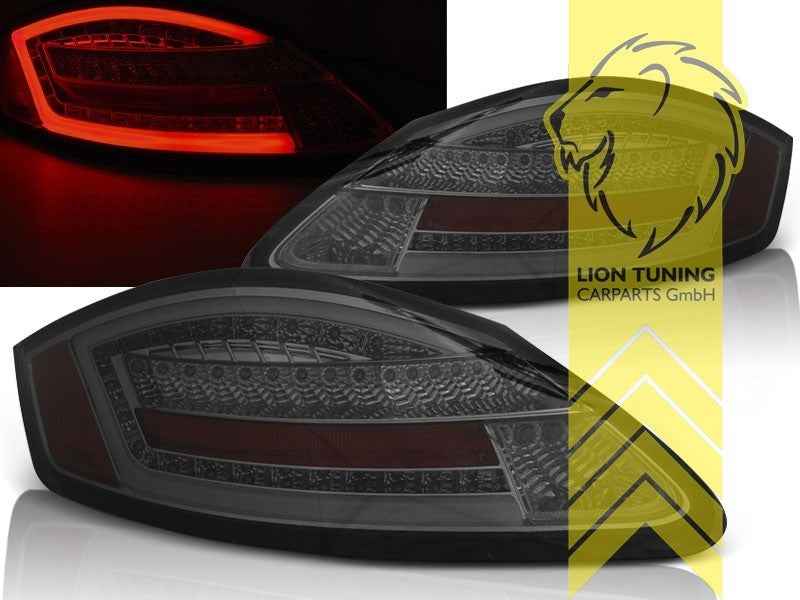 LTG Pair LED Rear Lights Tail Lamps Porsche Boxster 987 black smoke LHD