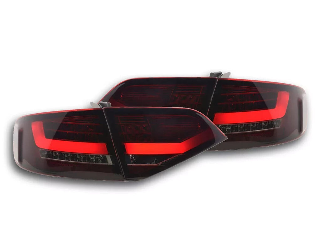 FK Set Audi A4 B8 8K 07-11 LED REAR Lights DRL Lightbar TAIL LIGHTS red smok LHD