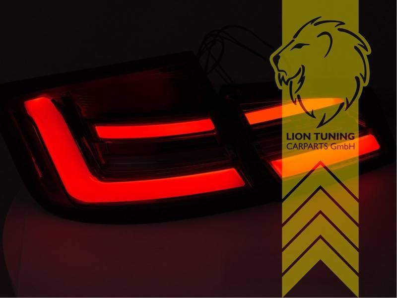 LTG LED Dynamic Rear Lights Tail BMW 5 Series F10 M5 S63 10-17 Sedan Black LHD
