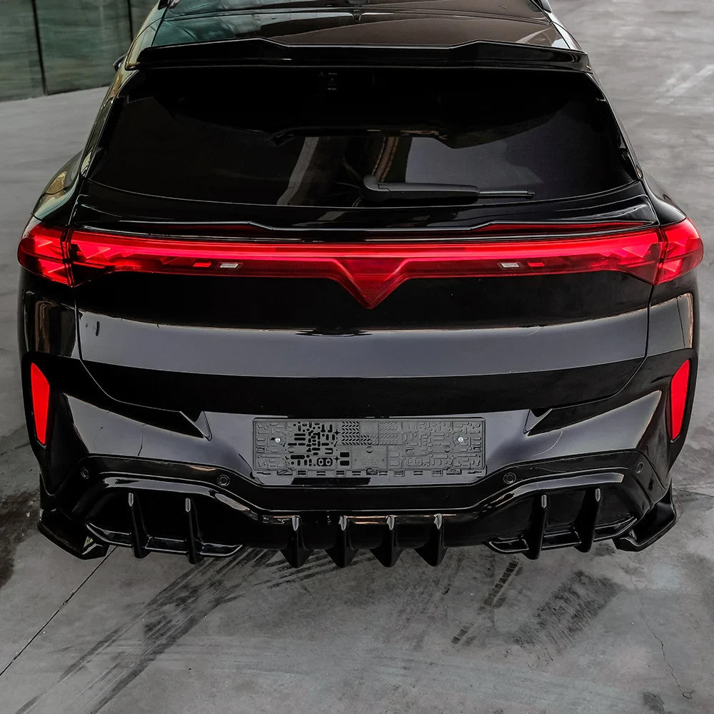 OW  Rear Bumper Diffuser Splitter Styling CUPRA Terramar Mk1 25+ ABS Gloss Black